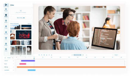 Video editor intuitive interface