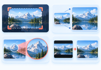 Crop vs Resize vs Zoom vs Remove Black Bars