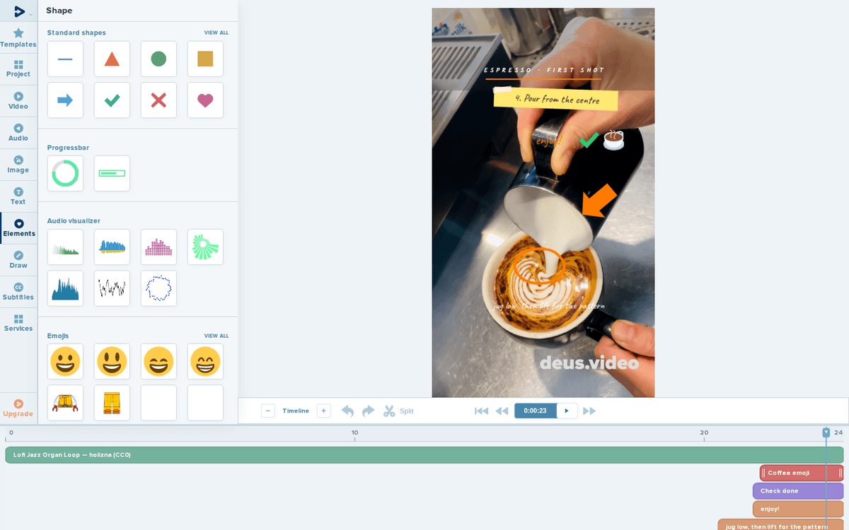 Previewing an annotated video before export