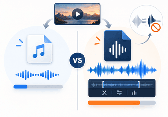 MP3 vs WAV for Extracted Video Audio