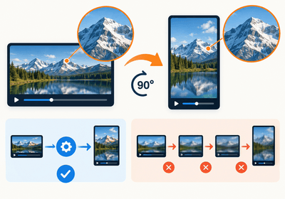 How to Rotate a Video 90 Degrees Without Losing Quality