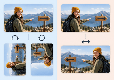 Rotate vs Flip: What Is the Difference?