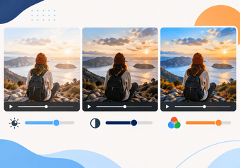 Video Brightness vs Contrast vs Saturation