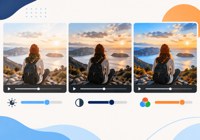 Video Brightness vs Contrast vs Saturation