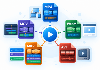 Video File Formats Explained: MP4, MOV, WebM, MKV and AVI